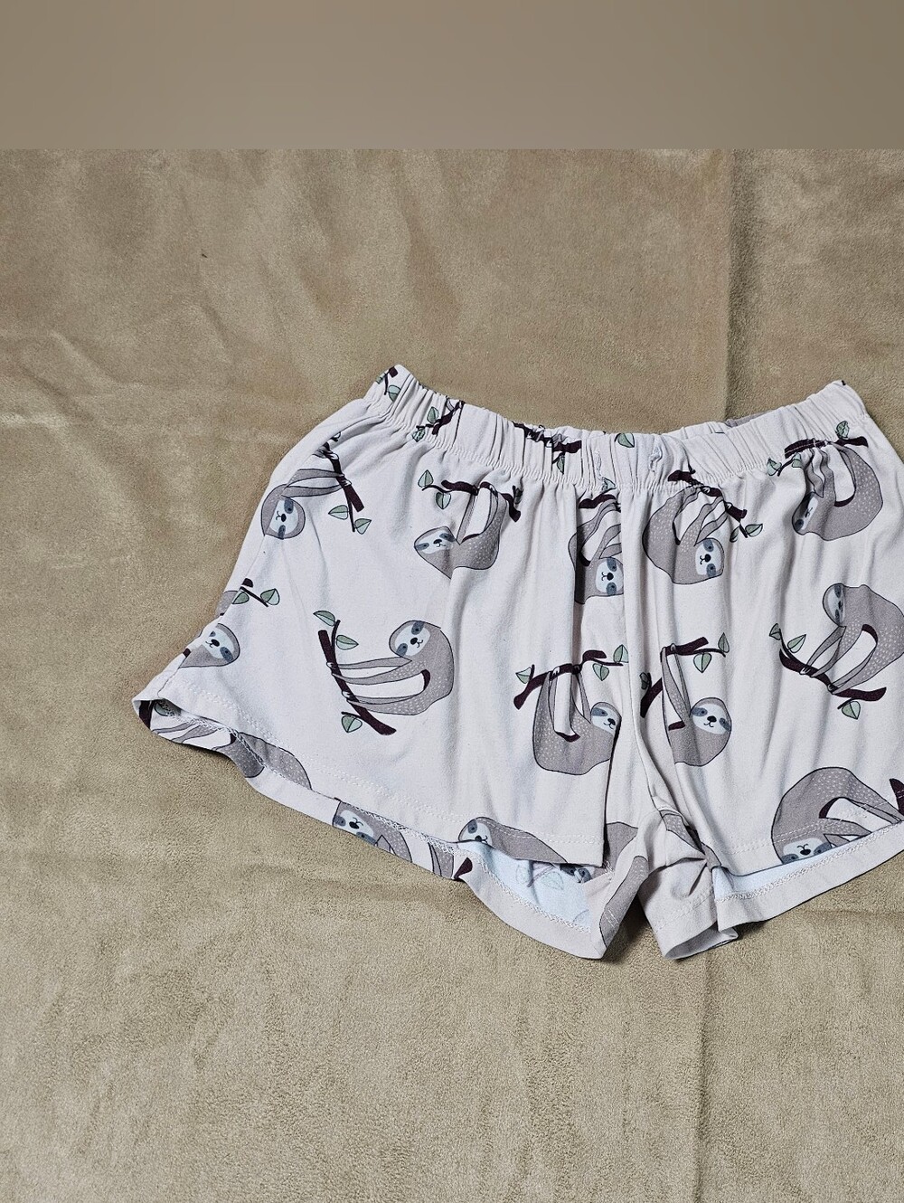 Ardene Light Pink Sloth Shorts - XS